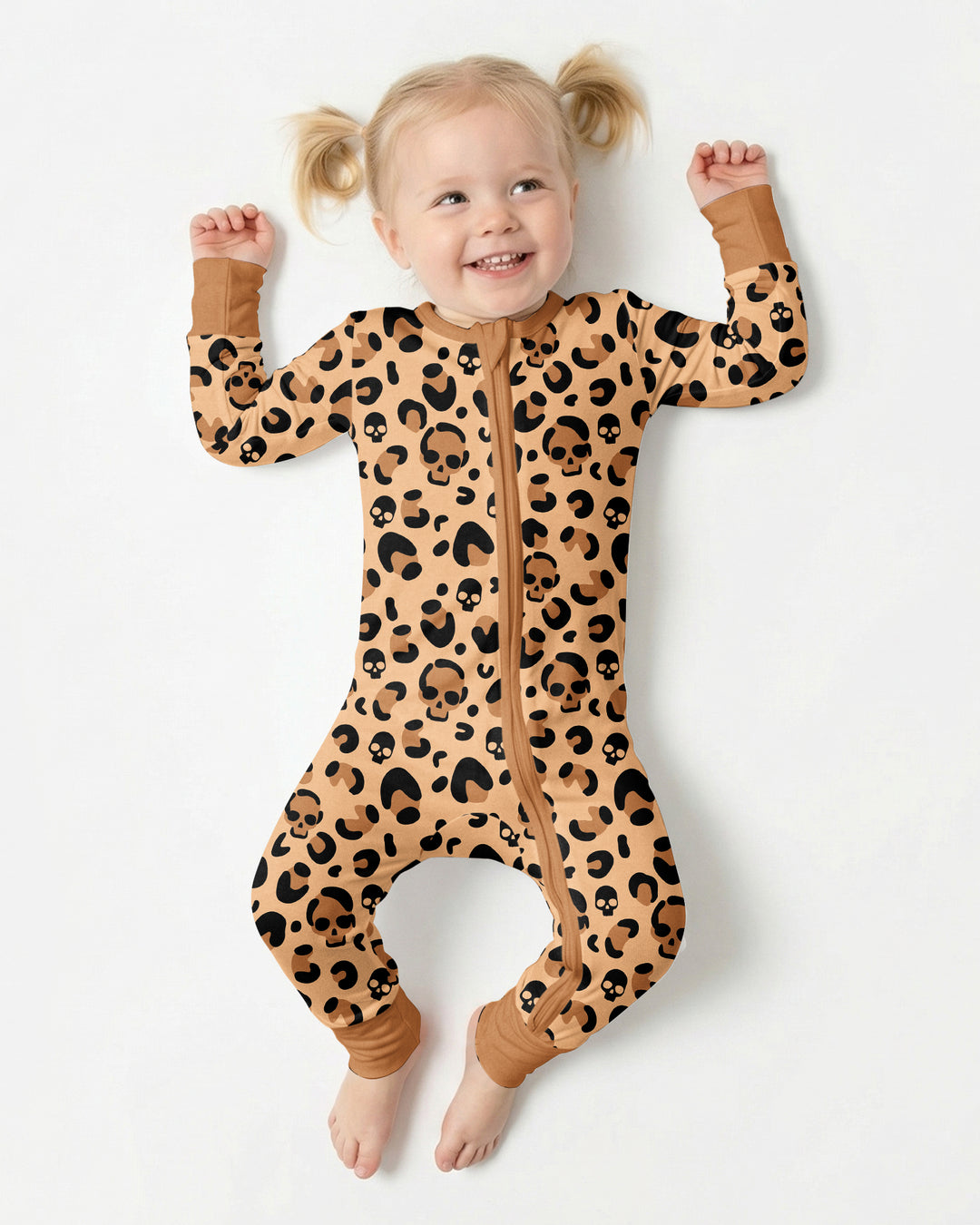 Leopard Skull Bamboo Convertible Zippy