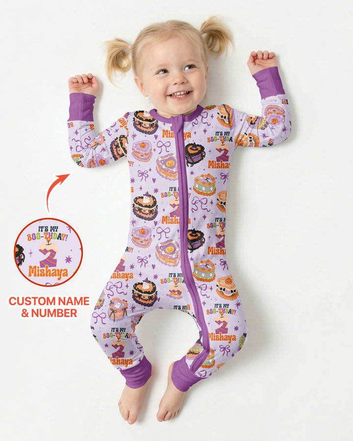 Custom Halloween Birthday Bamboo Convertible Zippy
