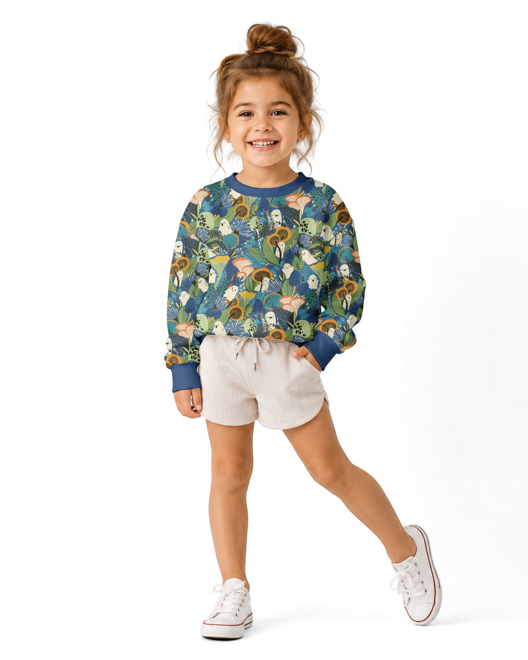 Ghost Forest Bamboo Crewneck Sweatshirt