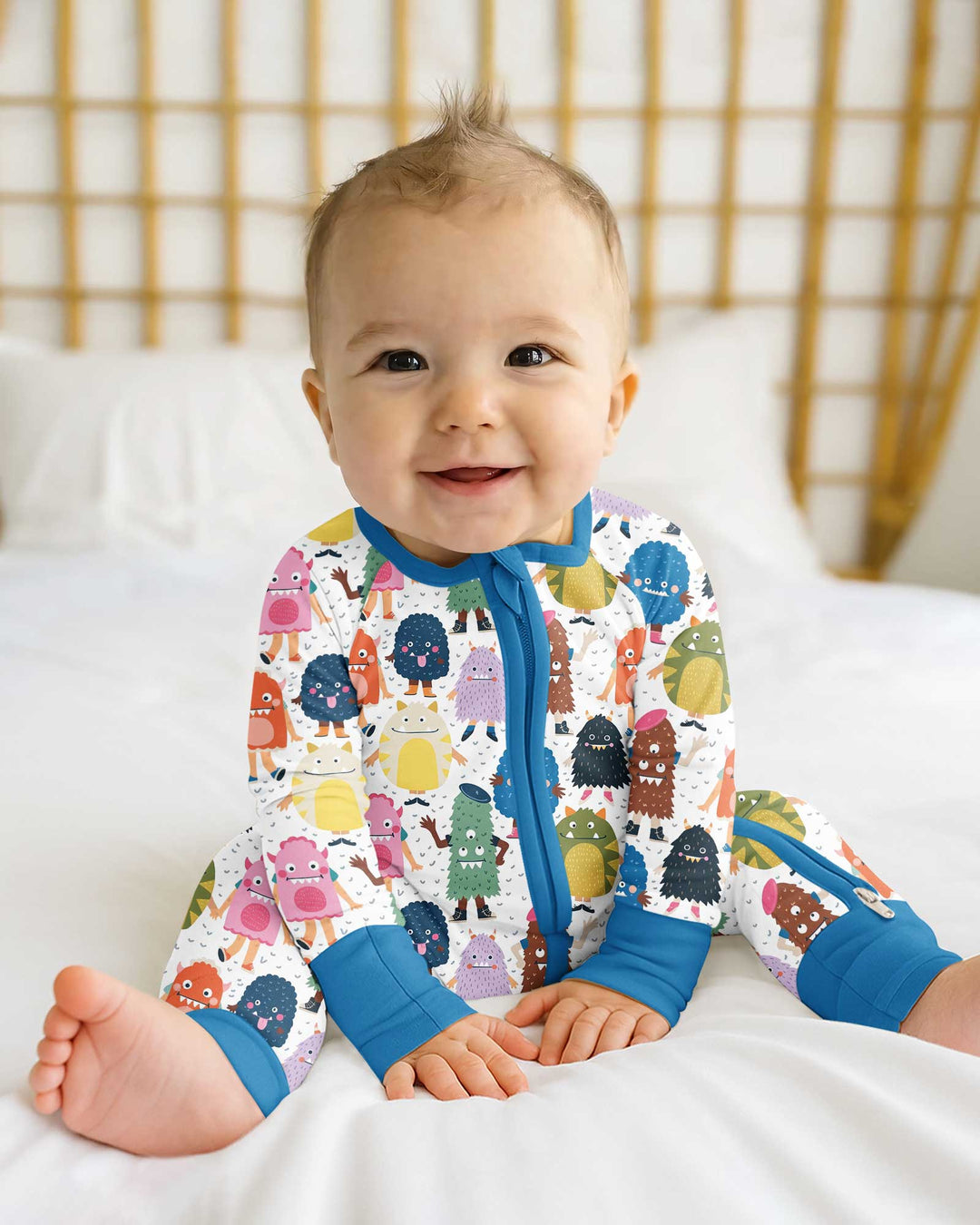 (Not So) Scary Monsters Bamboo Convertible Zippy