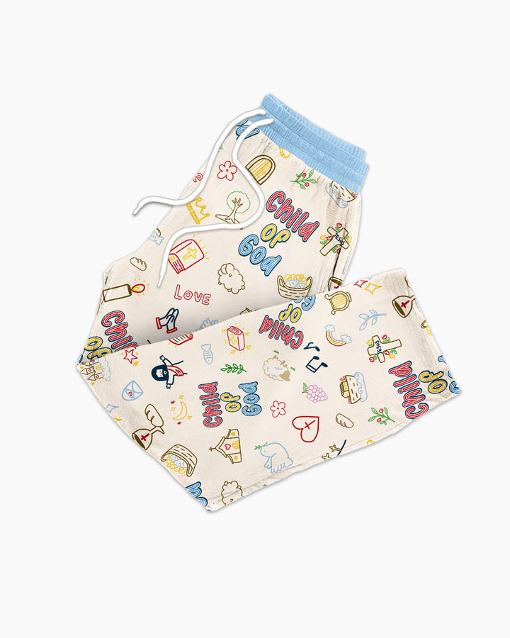 A Child Of God Family Matching Bamboo Men's Pajama Set