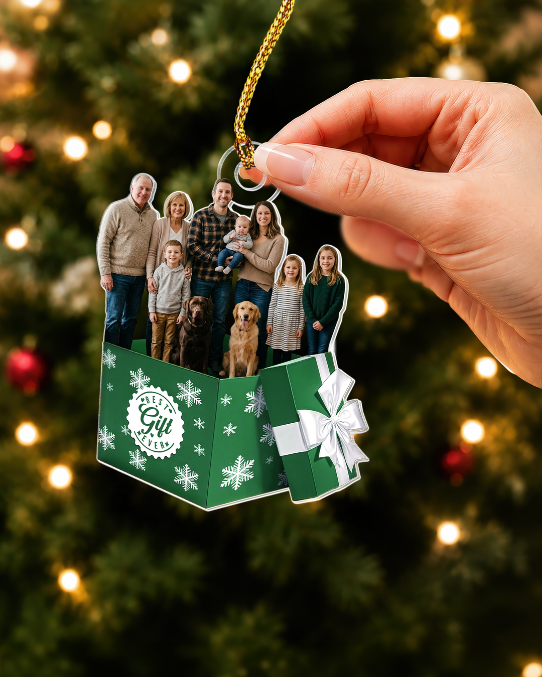 Best Gift Ever- Photo Upload Acrylic Ornament