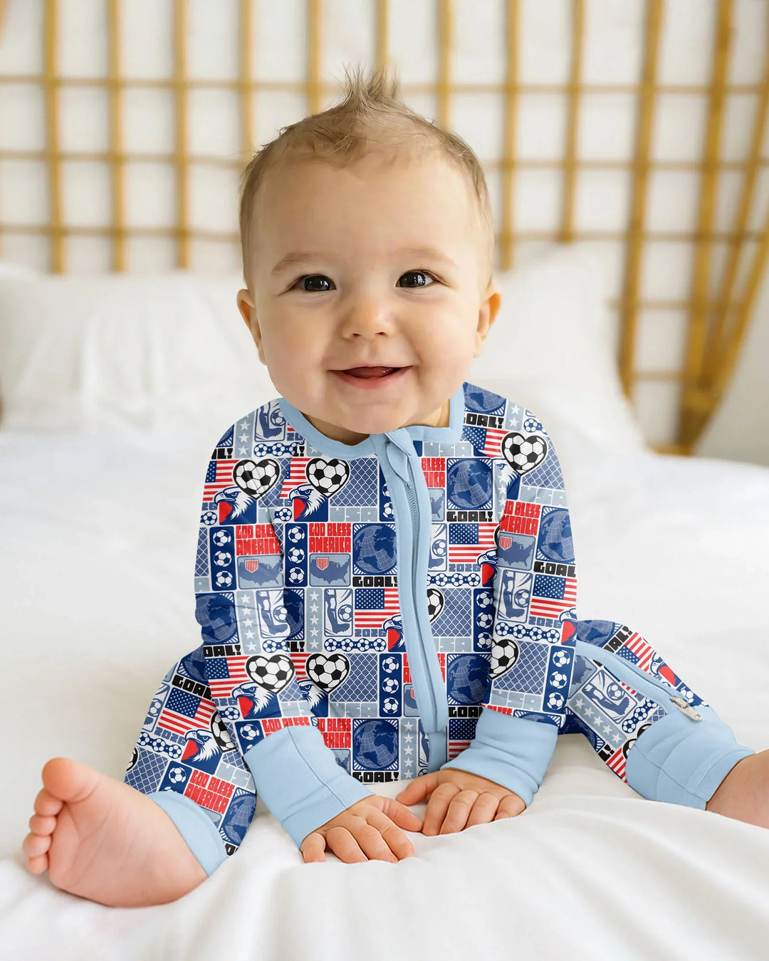 Gerippte Babykleidung mit individuellem Foto - Weich &amp; Skizzenhaft