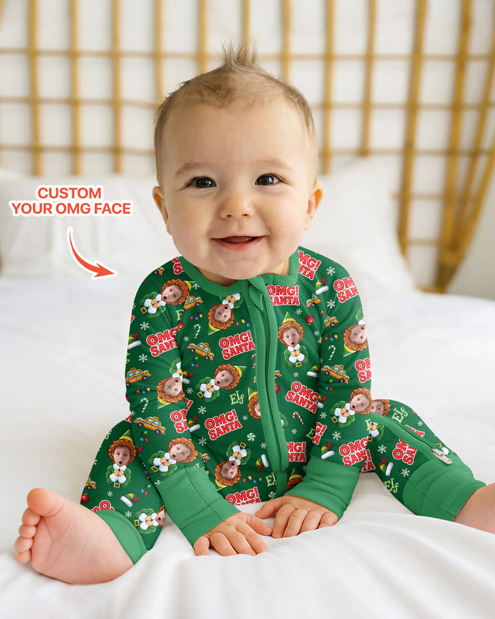 Custom Image OMG Santa Bamboo Convertible Zippy