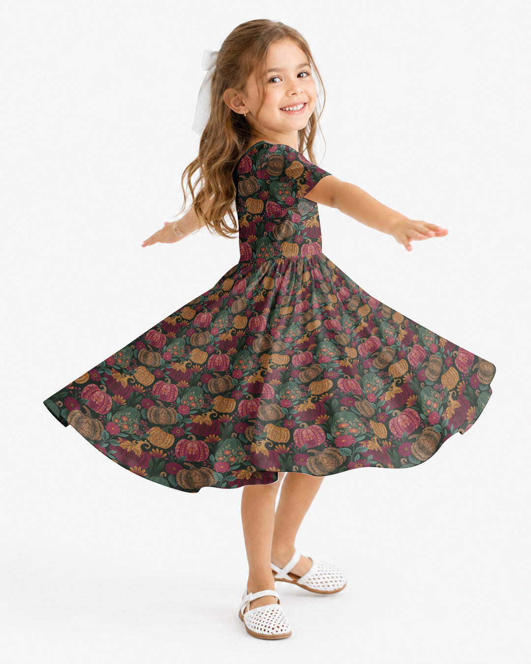 Velvet Pumpkins Bamboo Twirl Dress