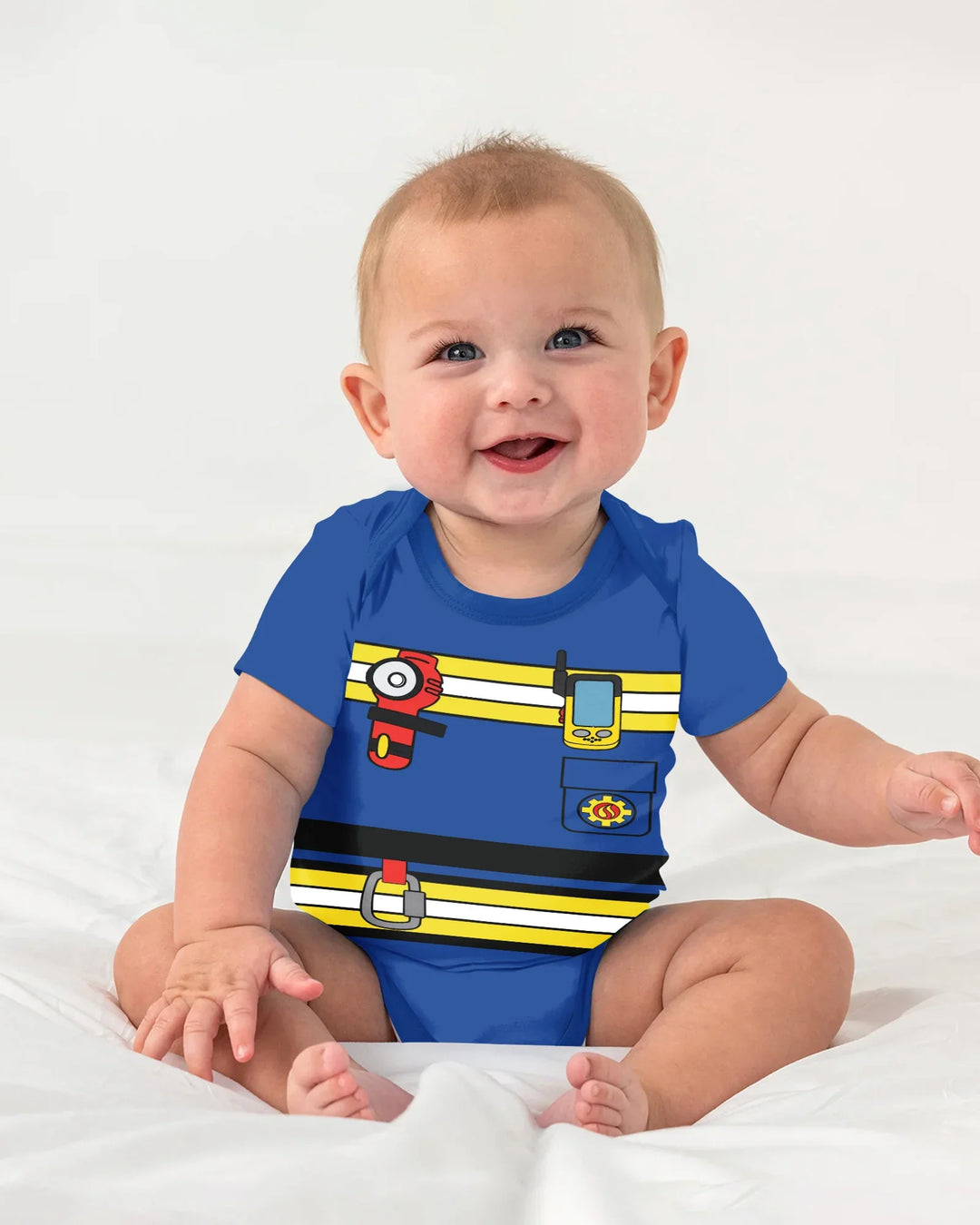 Gerippte Babykleidung mit individuellem Foto - Weich &amp; Skizzenhaft