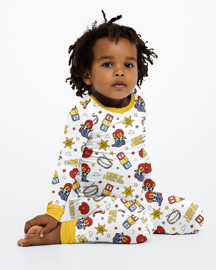 Little Cowgirl Bamboo Two Piece Long Sleeve Pajama Set