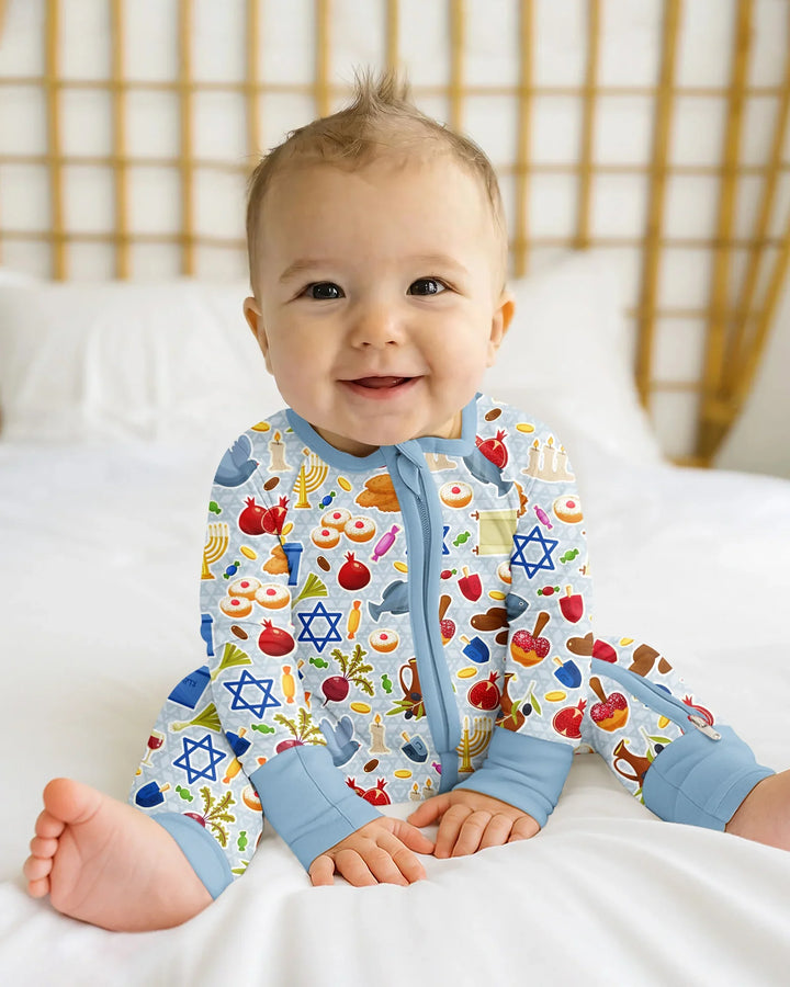 Gerippte Babykleidung mit individuellem Foto - Weich &amp; Skizzenhaft