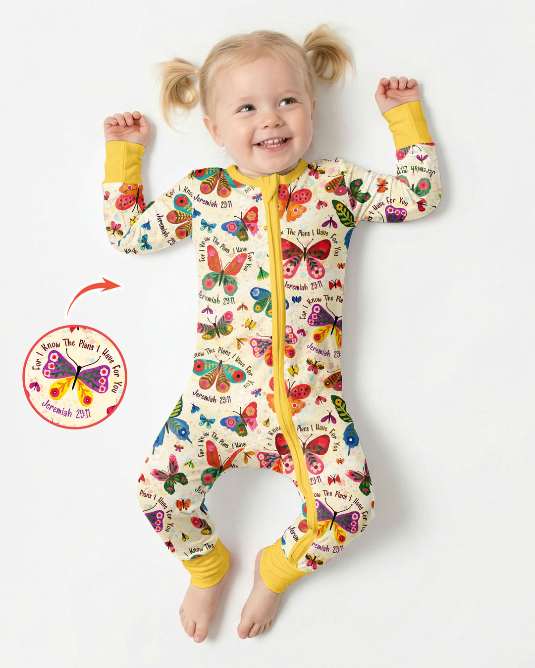 Gerippte Babykleidung mit individuellem Foto - Weich &amp; Skizzenhaft