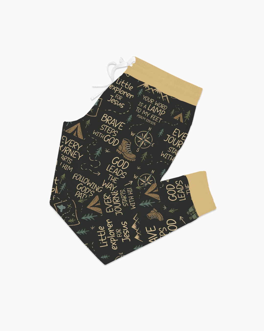 Little Explorer God Leads The Way Bamboo Women Pajama Set