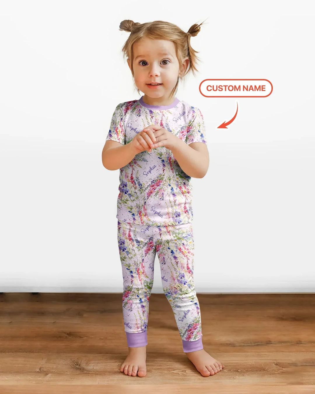 Zweiteiliges, kurzärmliges Pyjama-Set mit Marienkäfern