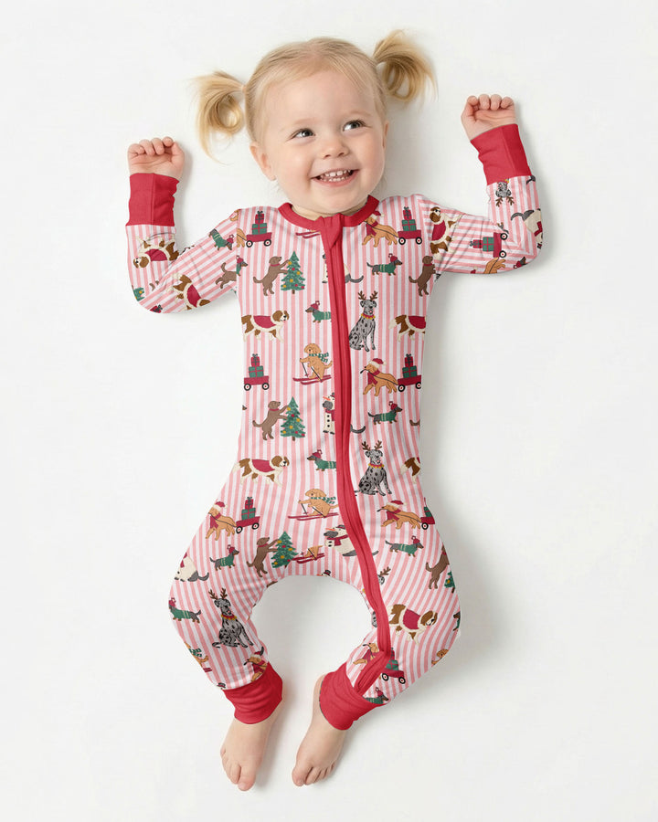Christmas Pups & Holiday Adventures Bamboo Convertible Zippy
