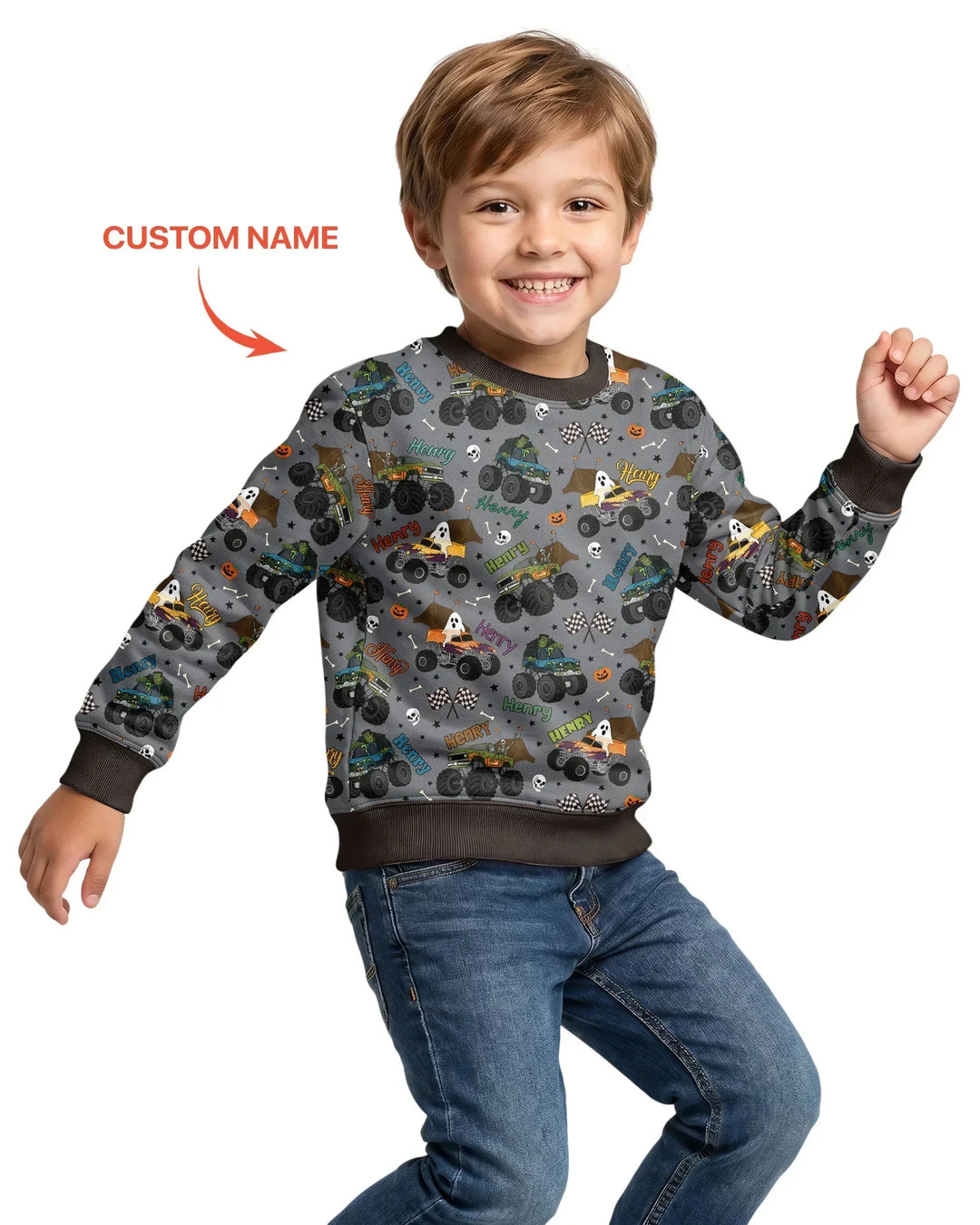 Maßgeschneiderter Bambus Rundhals-Sweatshirt