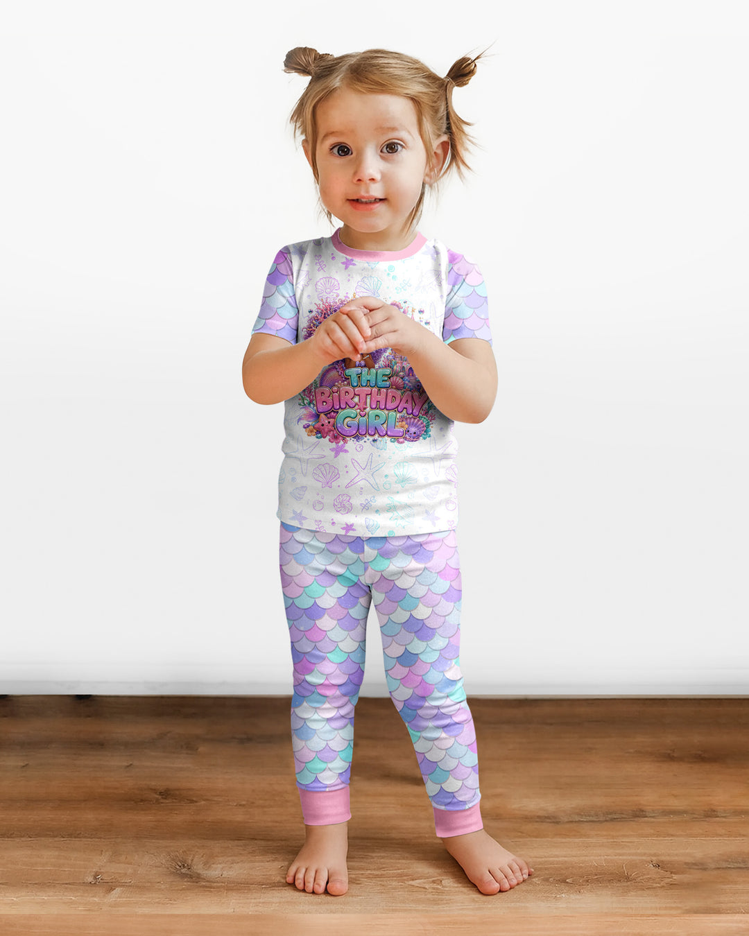 Zweiteiliges, kurzärmliges Pyjama-Set mit Marienkäfern
