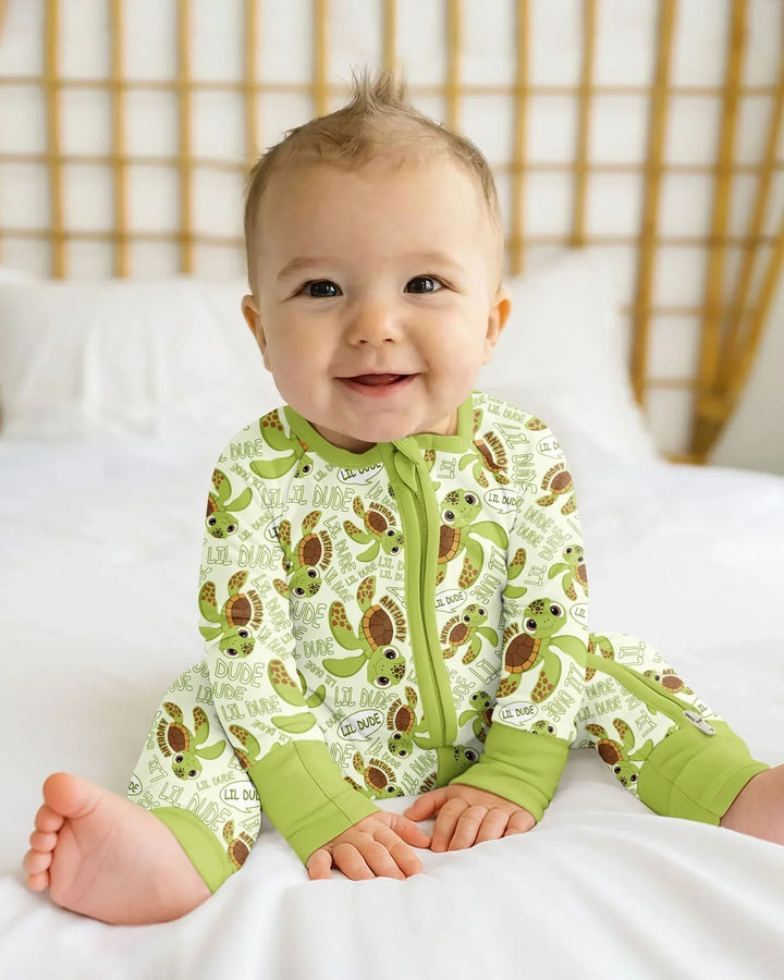 Gerippte Babykleidung mit individuellem Foto - Weich &amp; Skizzenhaft