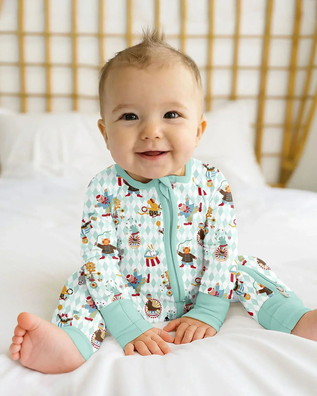 Gerippte Babykleidung mit individuellem Foto - Weich &amp; Skizzenhaft