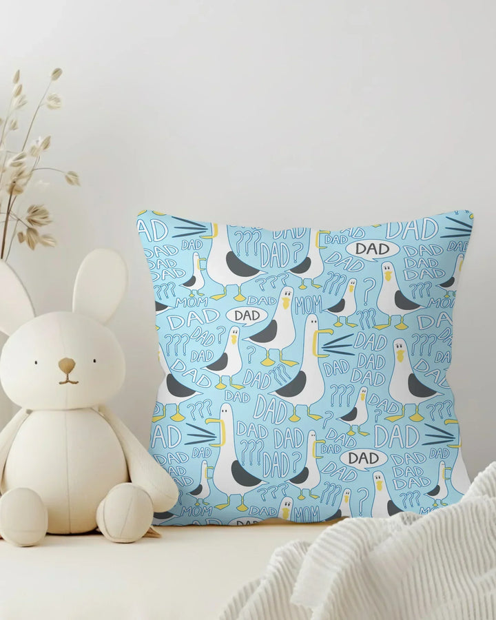 Funny Seagull DAD Bamboo Pillow Case