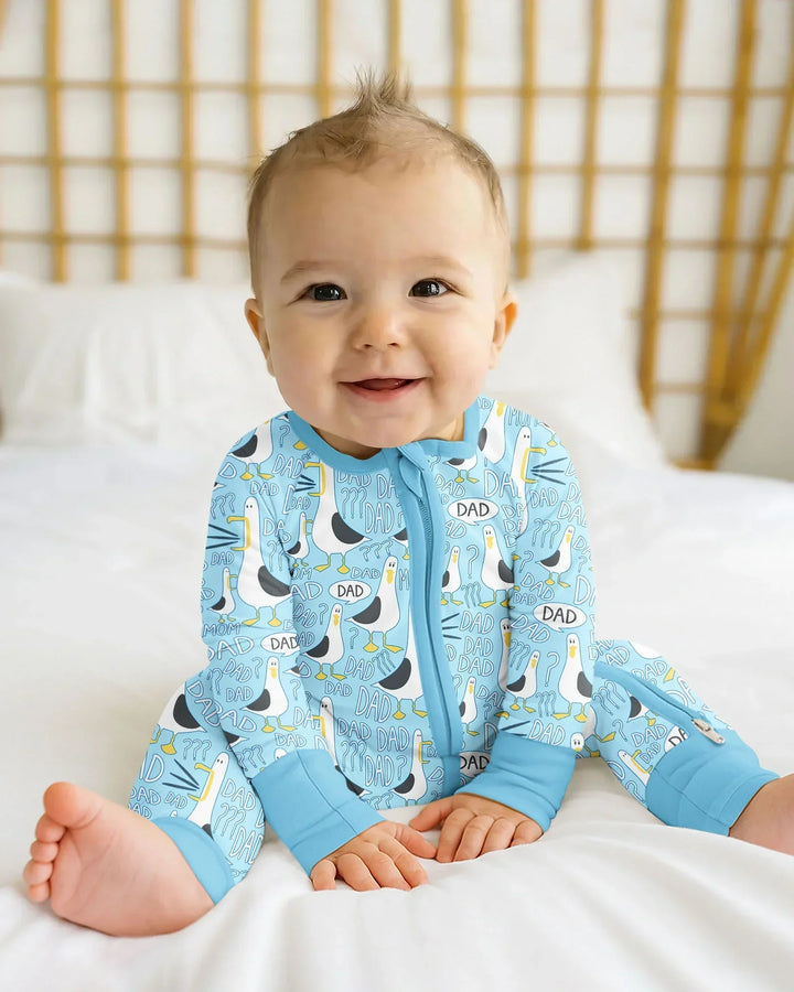 Gerippte Babykleidung mit individuellem Foto - Weich &amp; Skizzenhaft