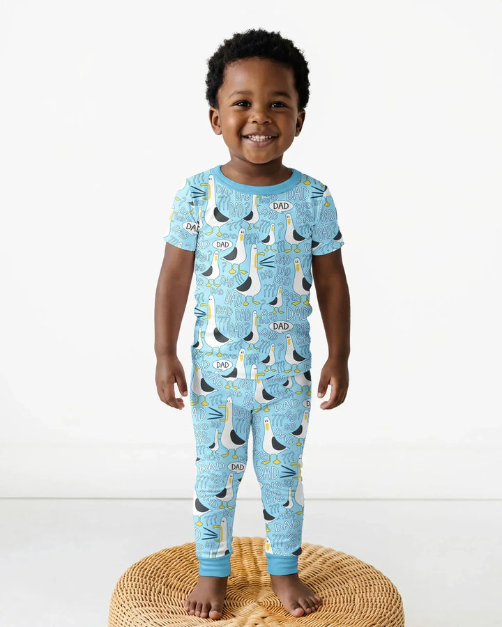 Zweiteiliges, kurzärmliges Pyjama-Set mit Marienkäfern
