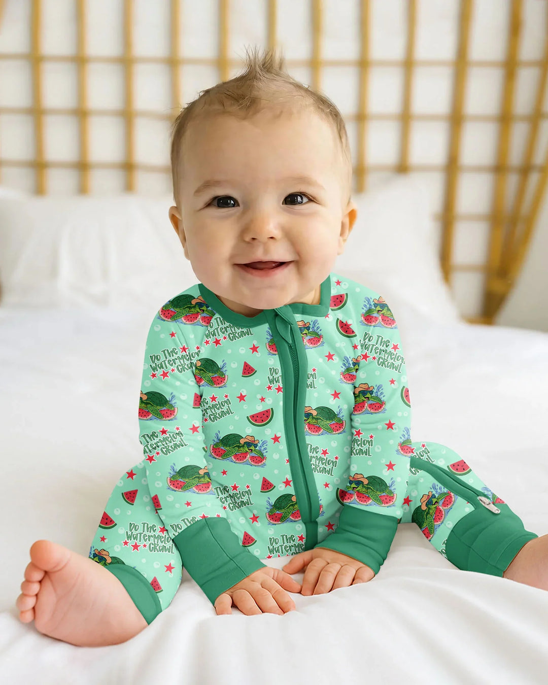 Gerippte Babykleidung mit individuellem Foto - Weich &amp; Skizzenhaft