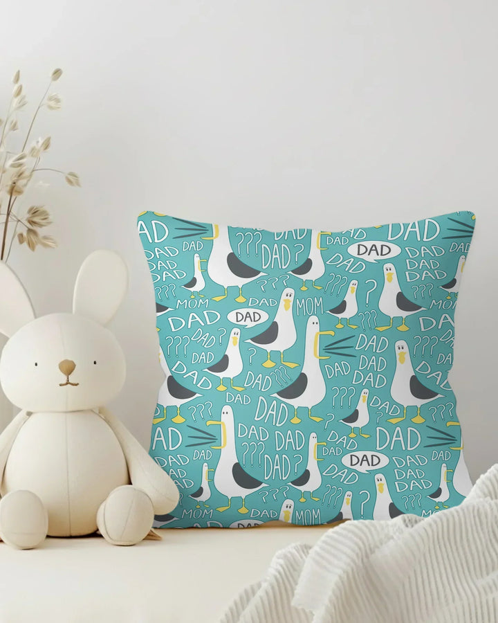 Funny Seagull DAD Bamboo Pillow Case