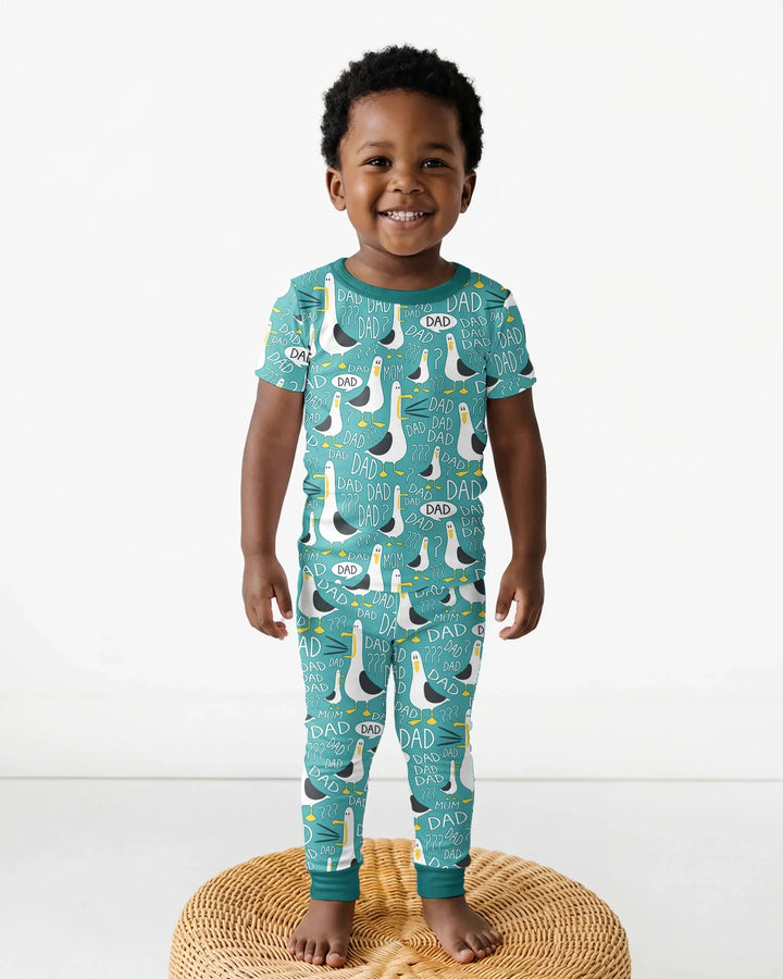 Zweiteiliges, kurzärmliges Pyjama-Set mit Marienkäfern