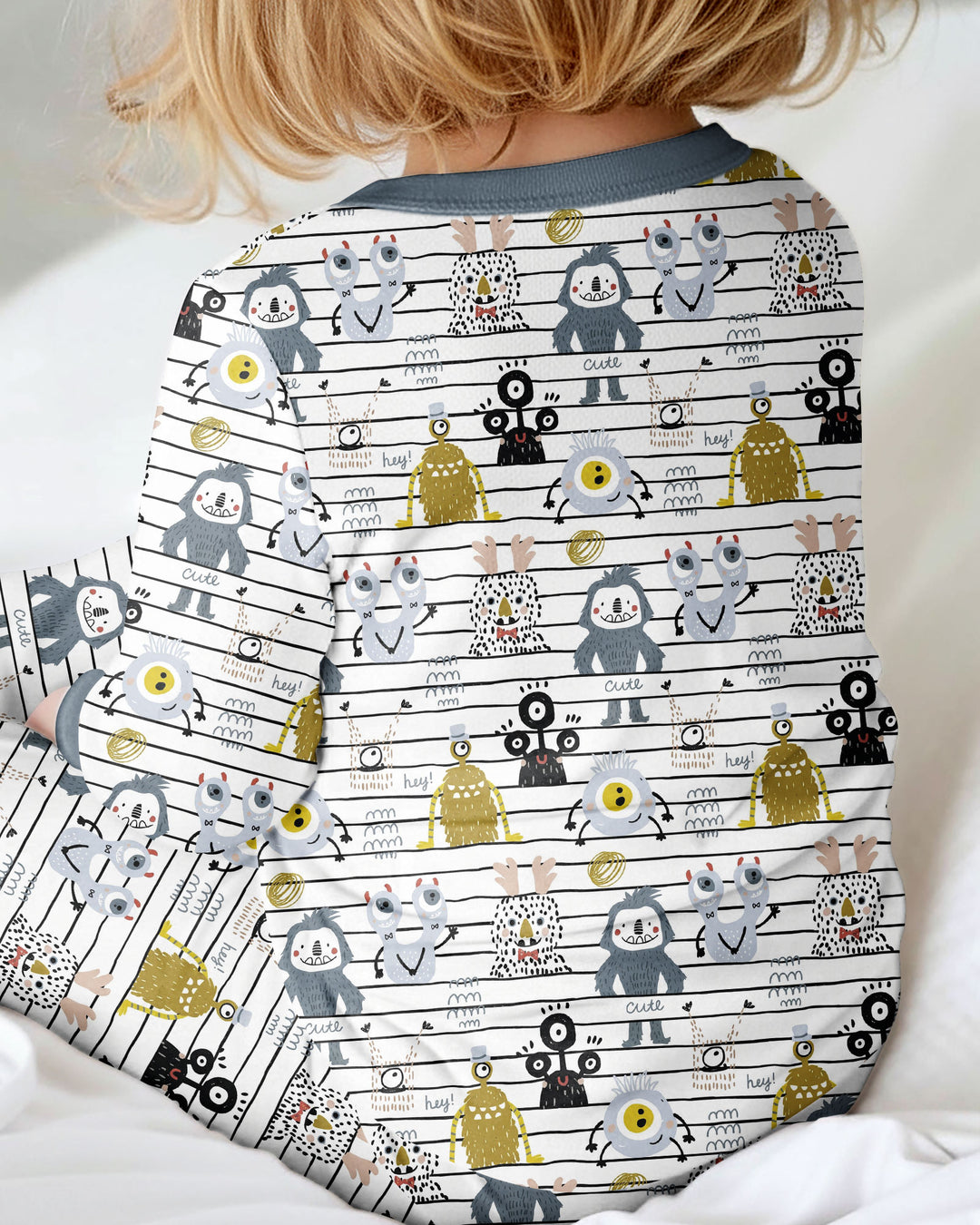 Playful Monster Friends Bamboo Convertible Zippy