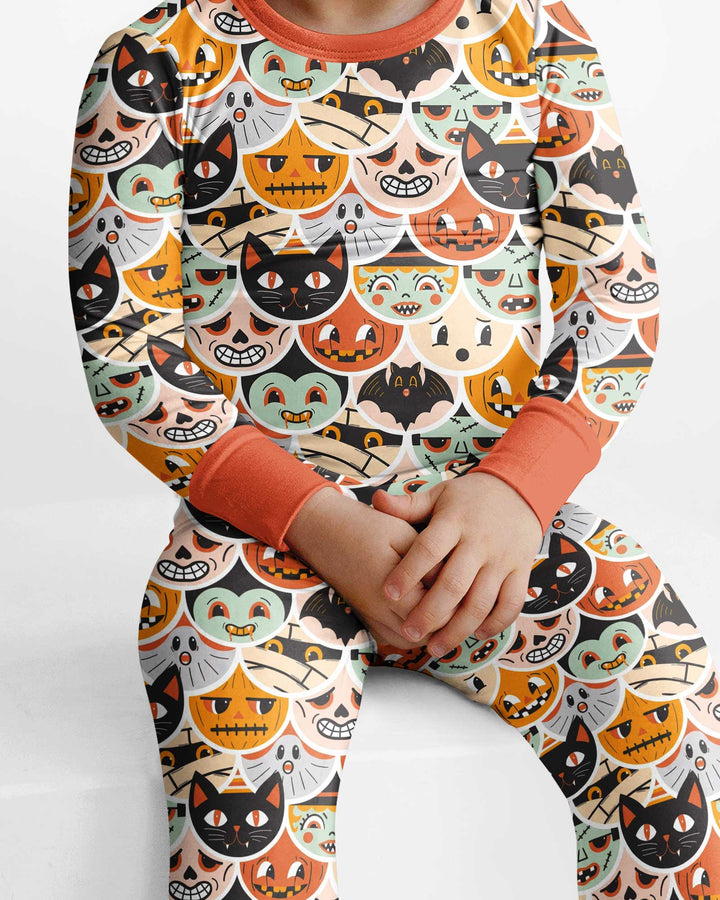 Monster Mash-Up Bamboo Two Piece Long Sleeve Pajama Set