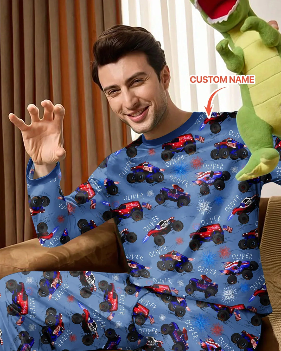 Vorlage Benutzerdefiniertes Herren-Pyjama-Set