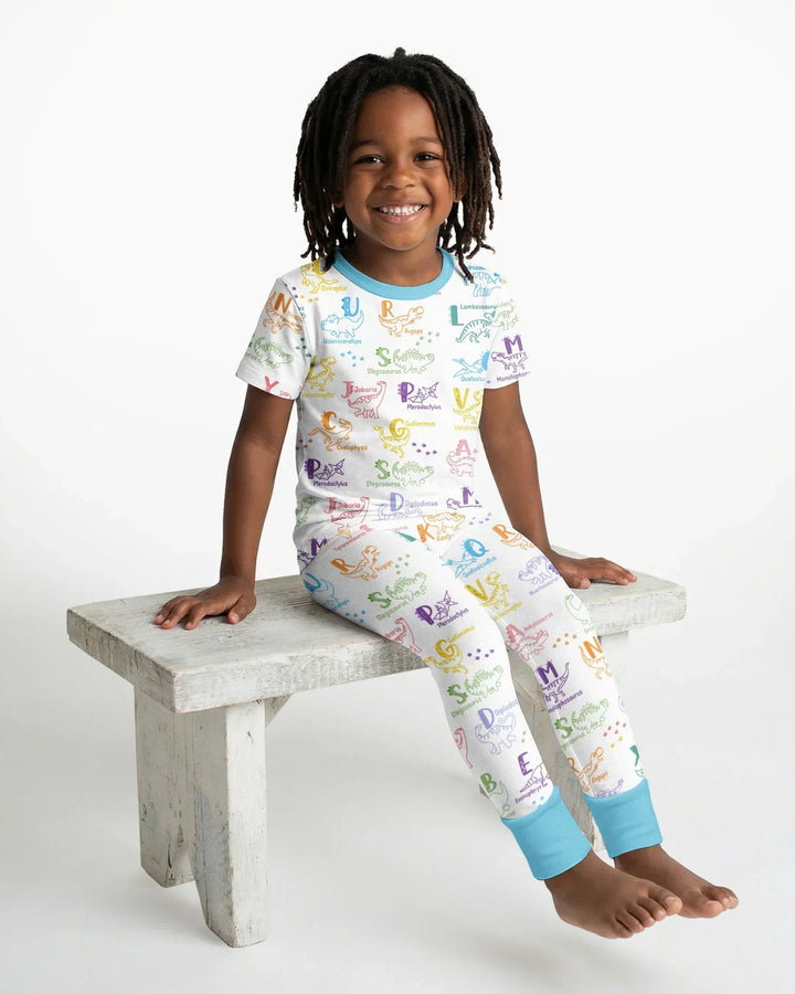 Zweiteiliges, kurzärmliges Pyjama-Set mit Marienkäfern