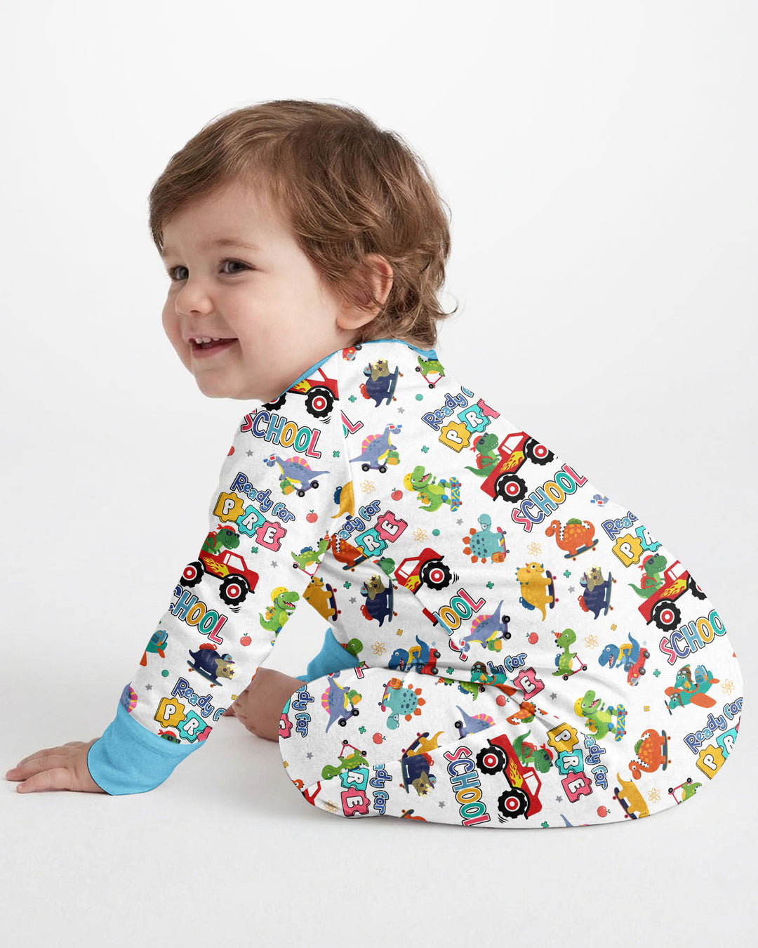 Gerippte Babykleidung mit individuellem Foto - Weich &amp; Skizzenhaft