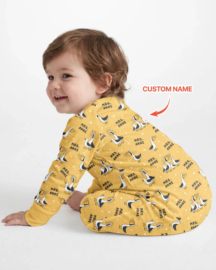 Gerippte Babykleidung mit individuellem Foto - Weich &amp; Skizzenhaft