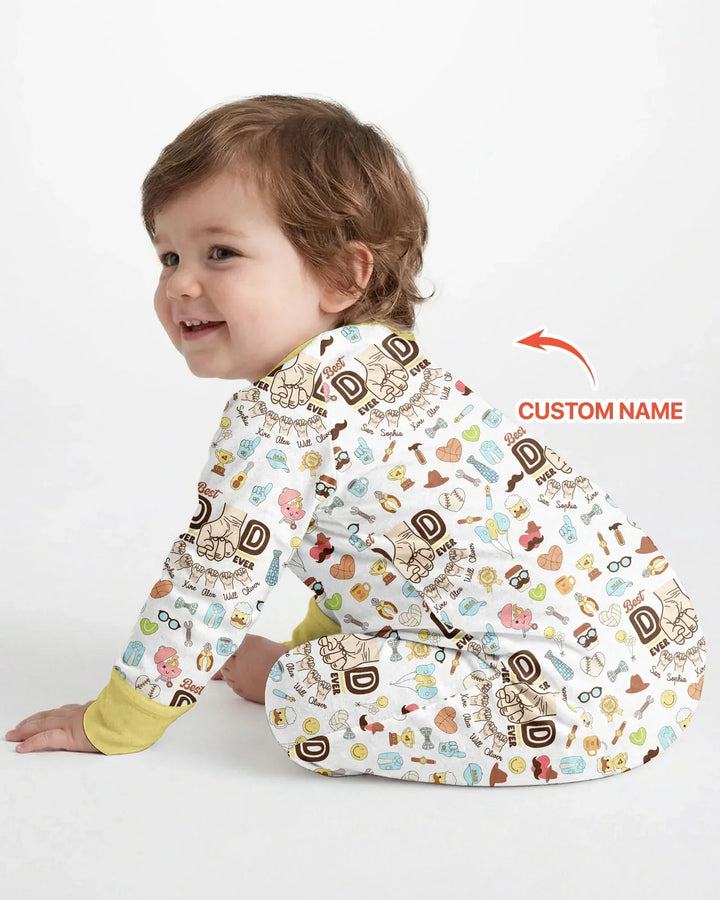Gerippte Babykleidung mit individuellem Foto - Weich &amp; Skizzenhaft