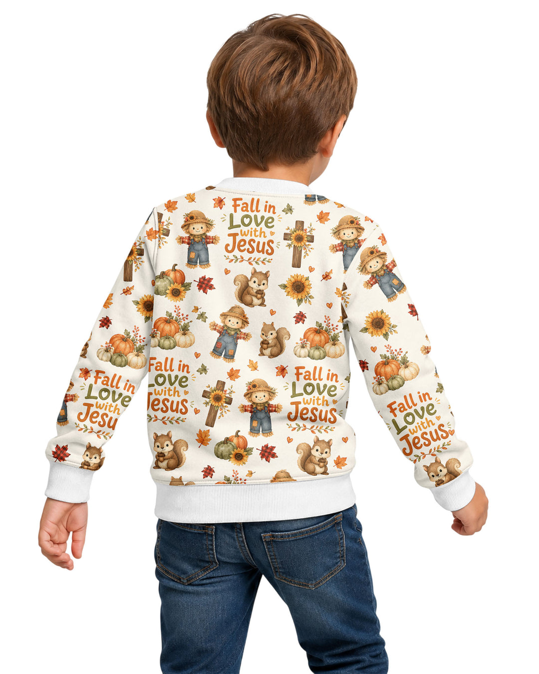 Fall For Jesus Bamboo Crewneck Sweatshirt
