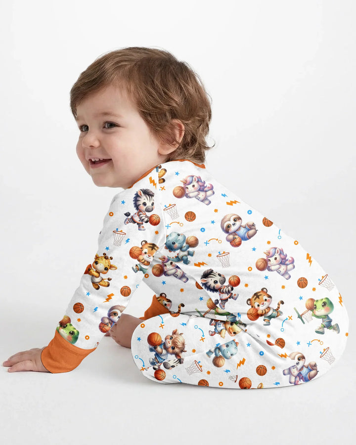 Gerippte Babykleidung mit individuellem Foto - Weich &amp; Skizzenhaft