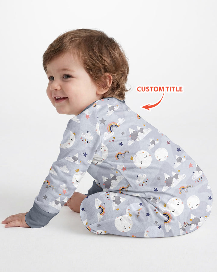 Personalized Loves To The Moon And Back Bamboo Convertible Zippy