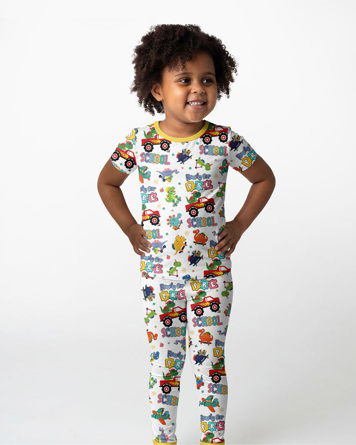 Zweiteiliges, kurzärmliges Pyjama-Set mit Marienkäfern