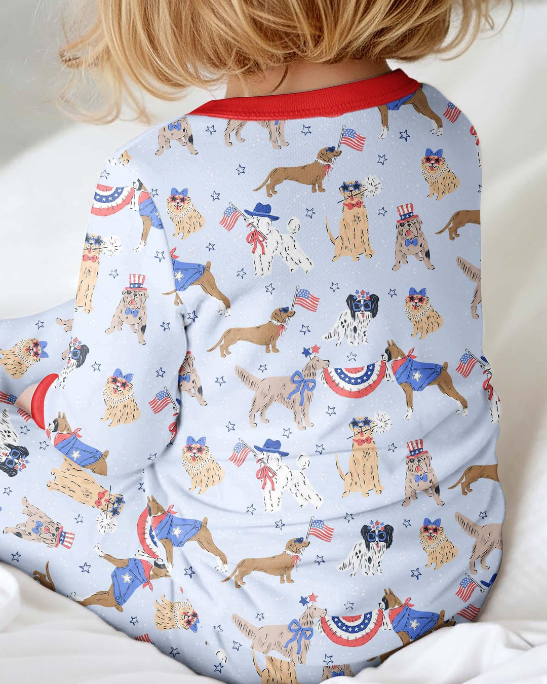 Patriotic Pups Family Matching Bamboo Convertible Zippy