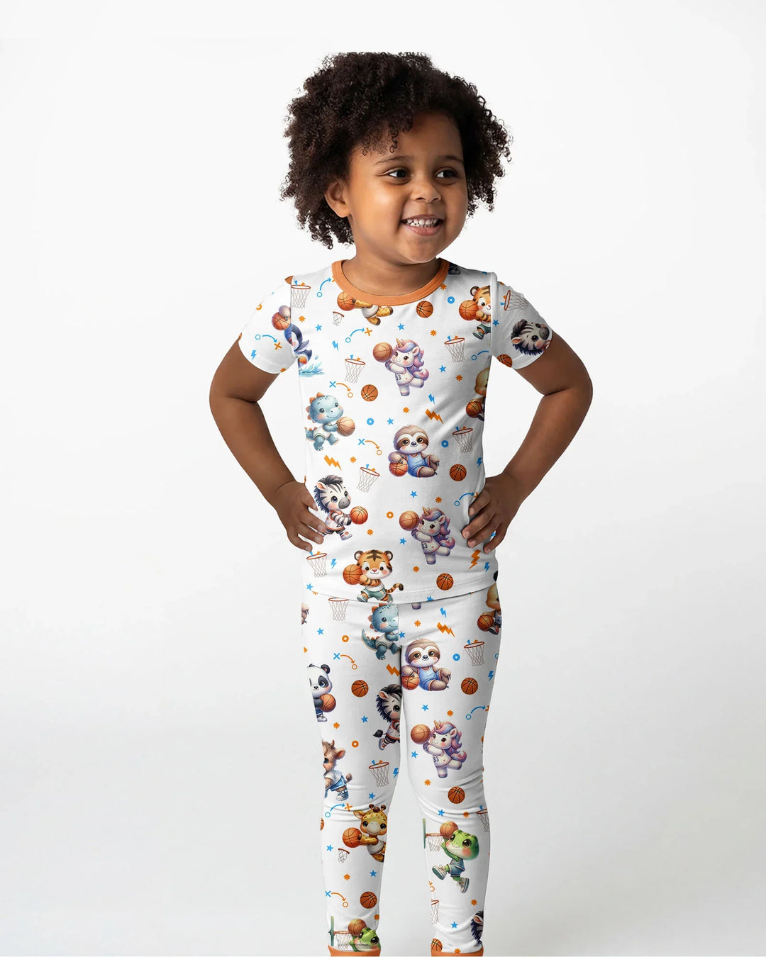 Zweiteiliges, kurzärmliges Pyjama-Set mit Marienkäfern