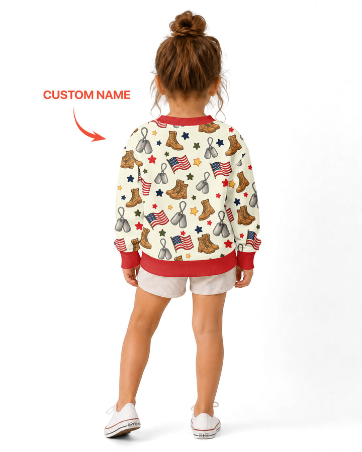 Who Needs Superhero When Your Grandpa Is A Veteran Bamboo Crewneck Sweatshirt