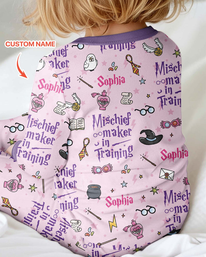 Custom Name Mischief Maker In Training Bamboo Convertible Zippy