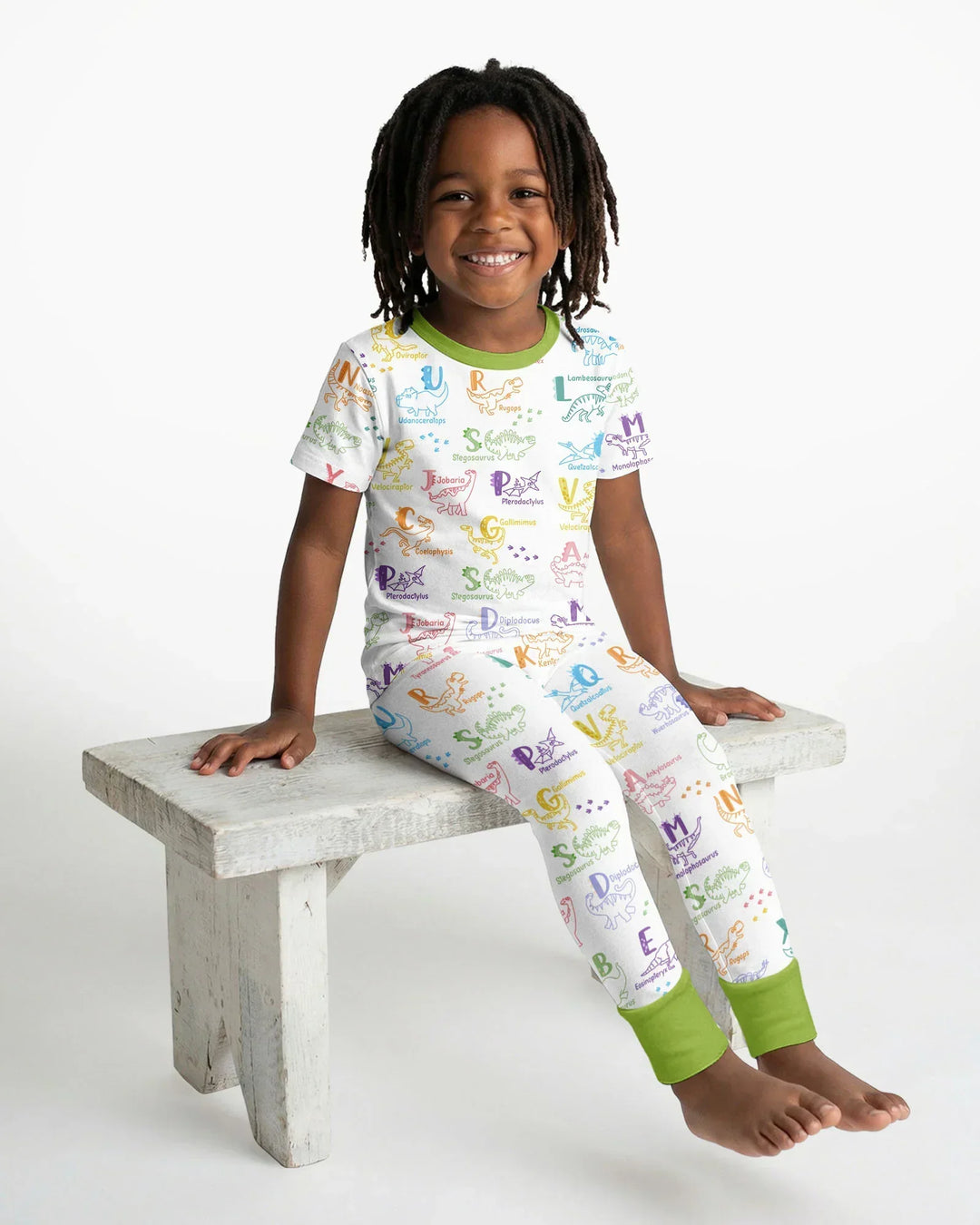 Zweiteiliges, kurzärmliges Pyjama-Set mit Marienkäfern