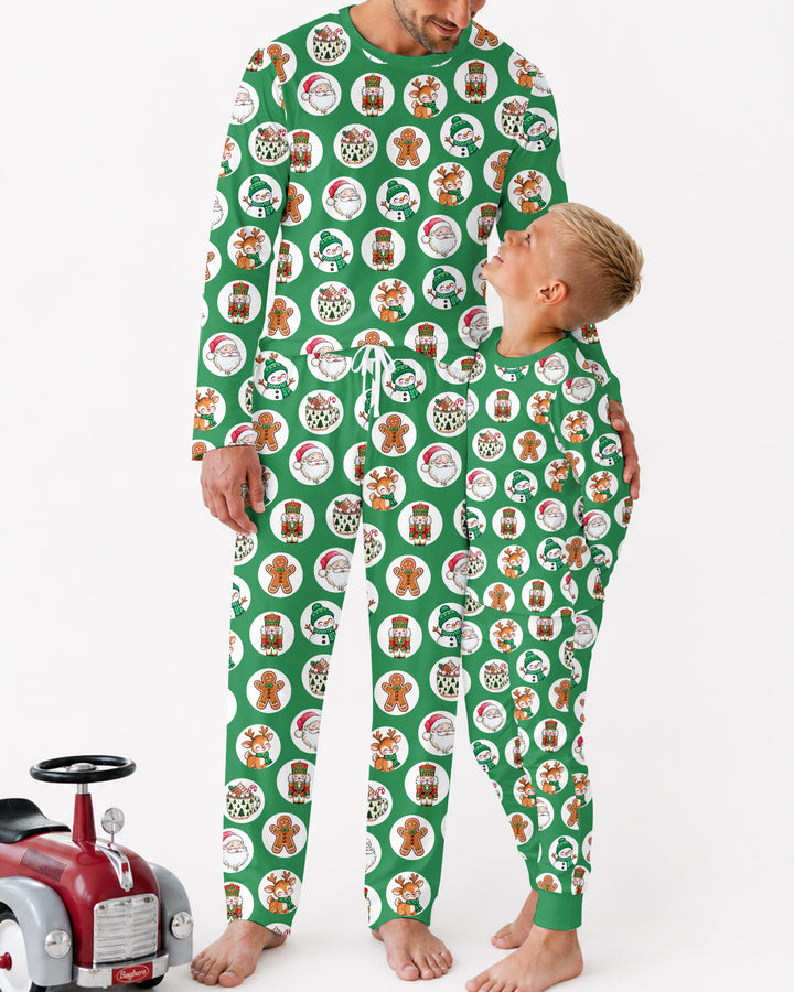 Distressed Holiday Bamboo Men's Pajama Set