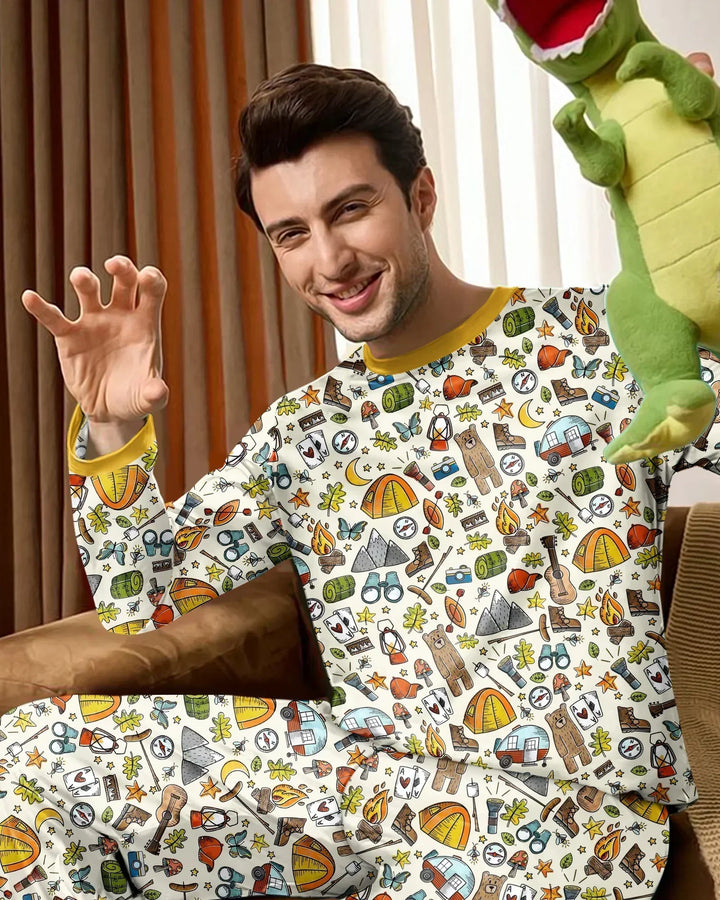 Vorlage Herren-Pyjama-Set