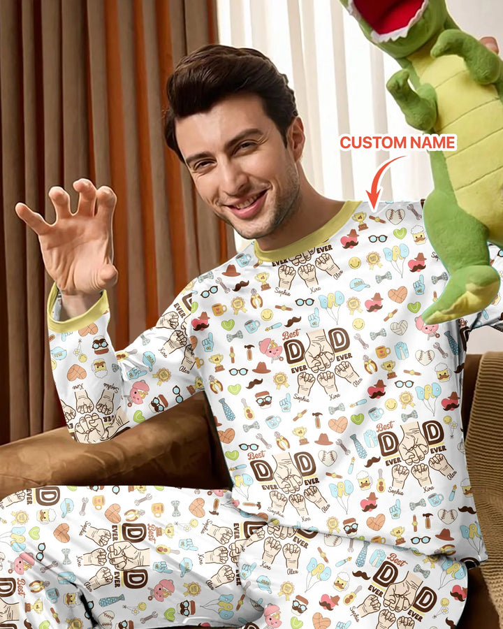 Vorlage Benutzerdefiniertes Herren-Pyjama-Set
