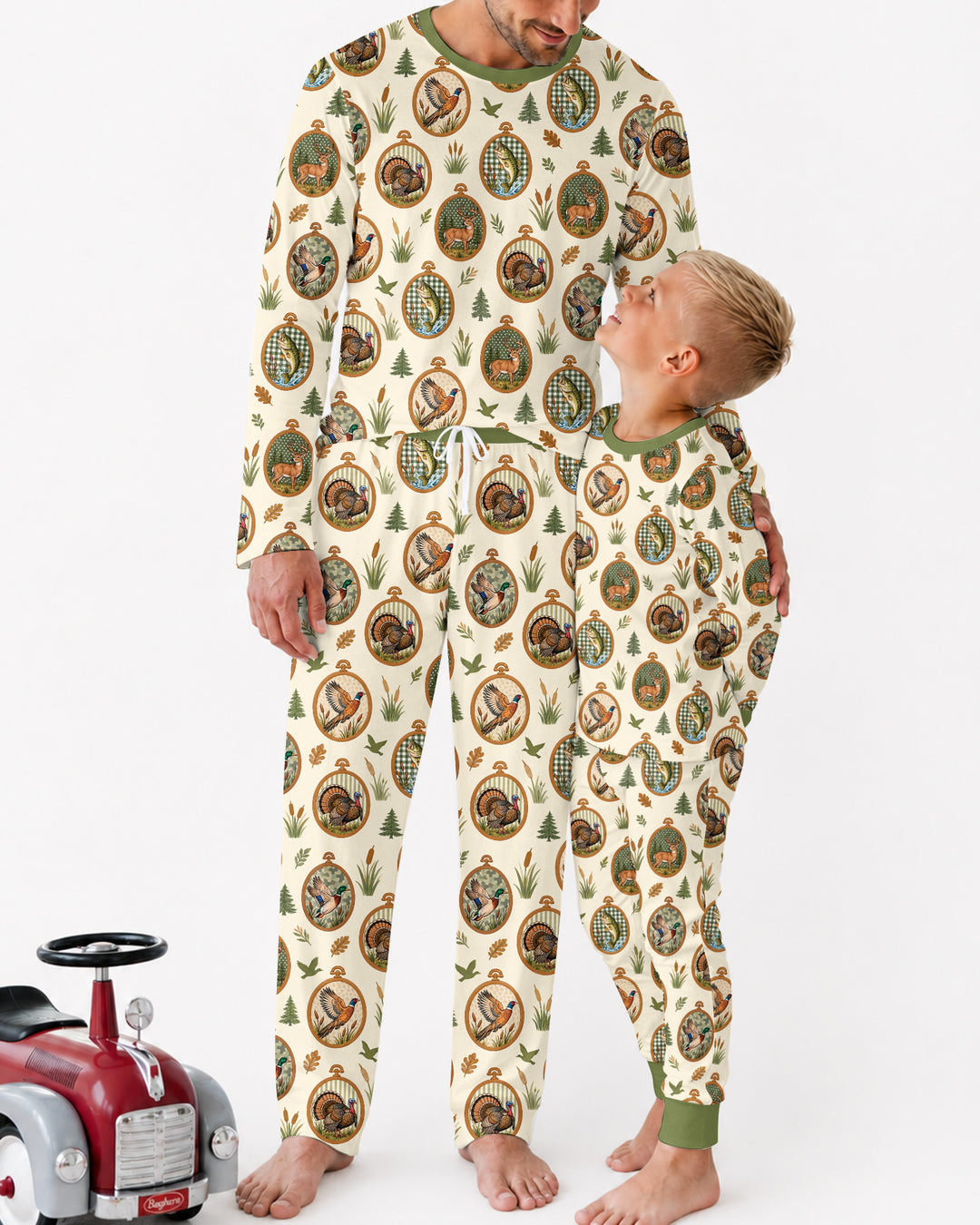 Hunting Season Family Matching Bamboo Men's Pajama Set