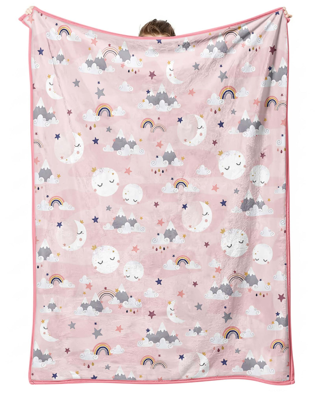 My Grandma Loves Me To The Moon And Back Bamboo Blanket