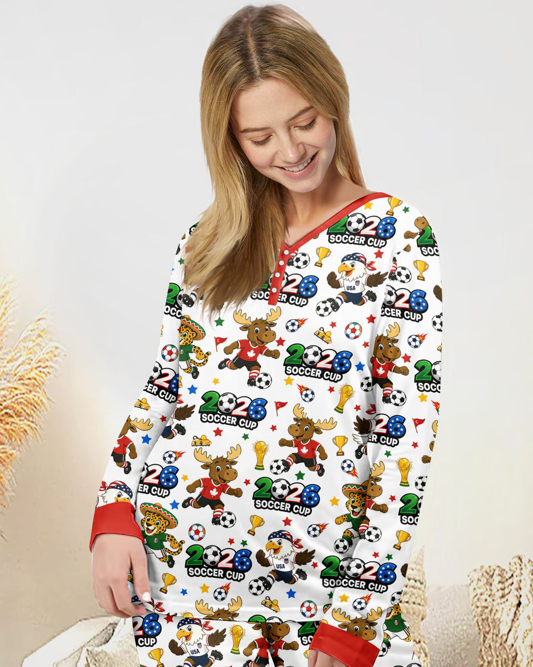 Vorlage Bambus Damen Pyjama Set