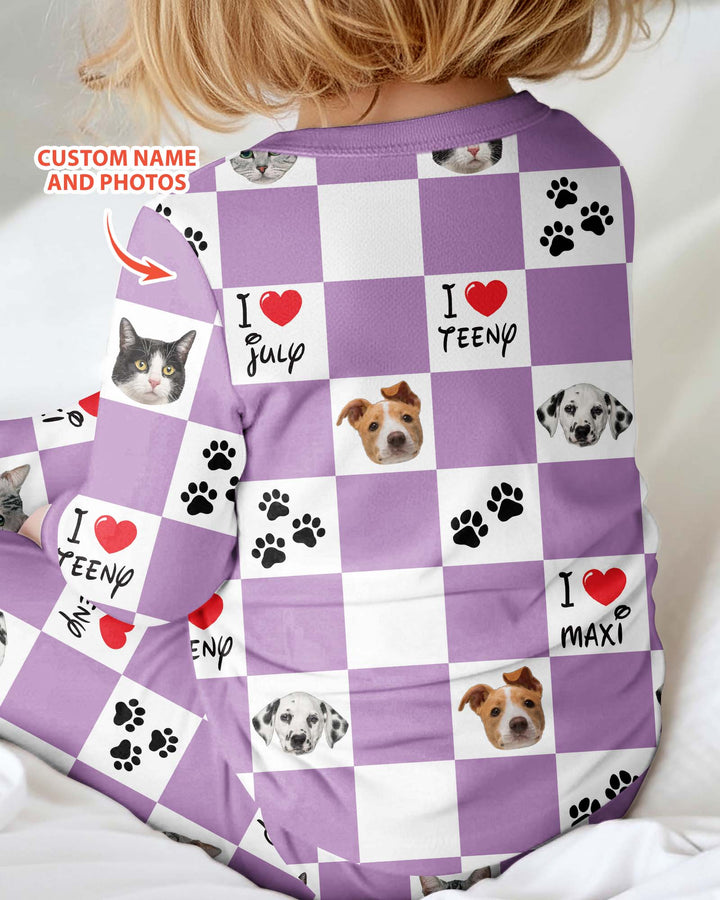 Custom Photo I Love My Best Friend Dog/Cat Bamboo Convertible Zippy