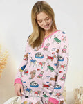 Best Bud Bark Familie passendes Bambus Damen Pyjama Set